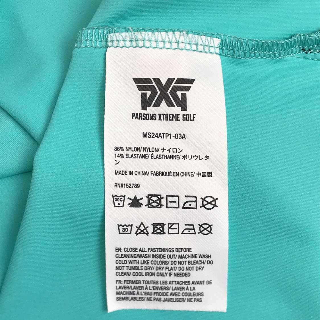 PXG 골프 민트색 반팔 카라티셔츠 남성M (100) 상품이미지6