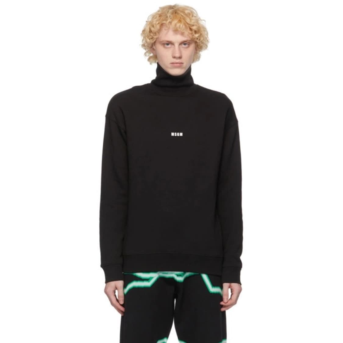 MSGM 터특넥 스웻셔츠 맨투맨 블랙 M 상품이미지3