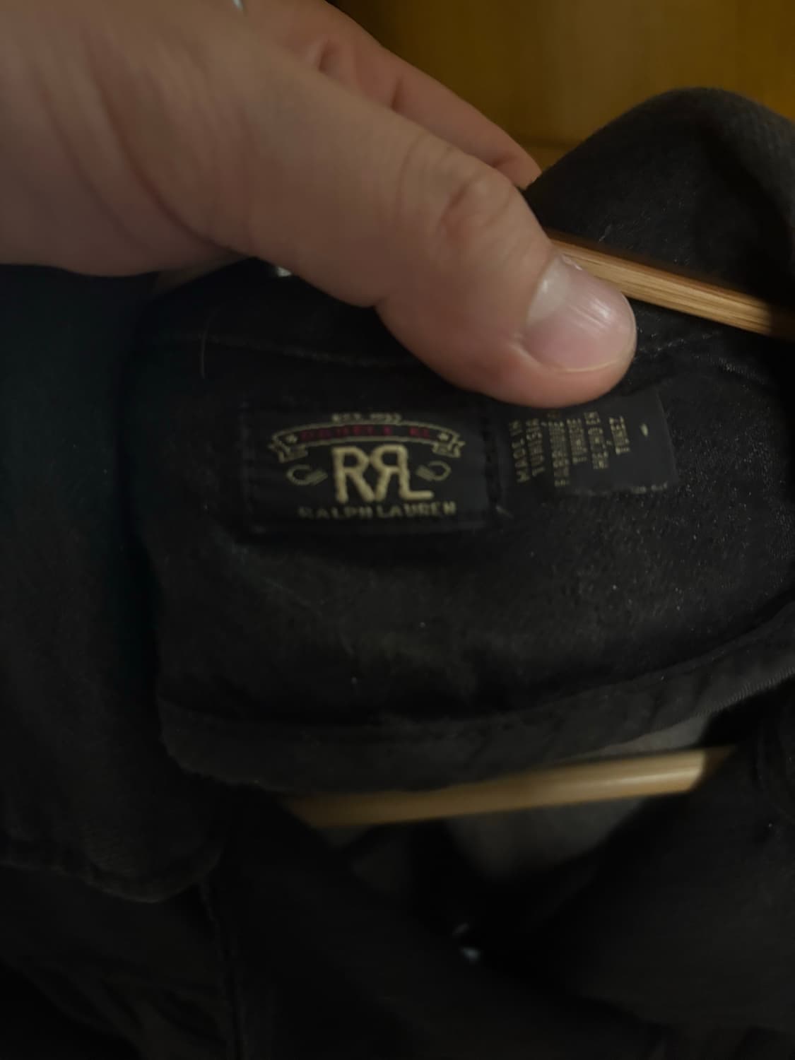 RRL 더블 브레스트 블랙 데님 재킷 상품이미지2