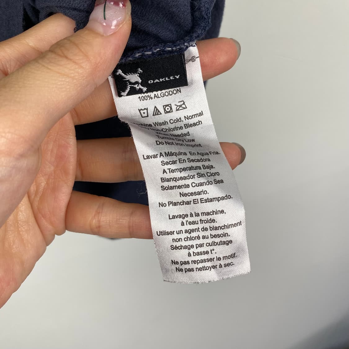 오클리 네이비 반팔티 XL 상품이미지5