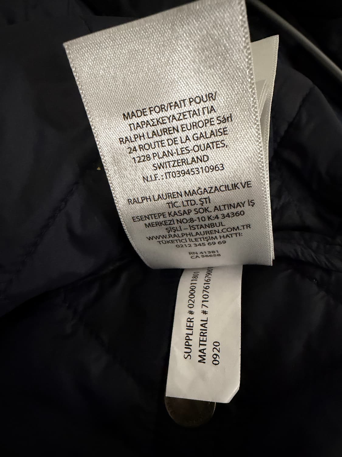 폴로 랄프로렌 퀼팅 경량 자켓 상품이미지7