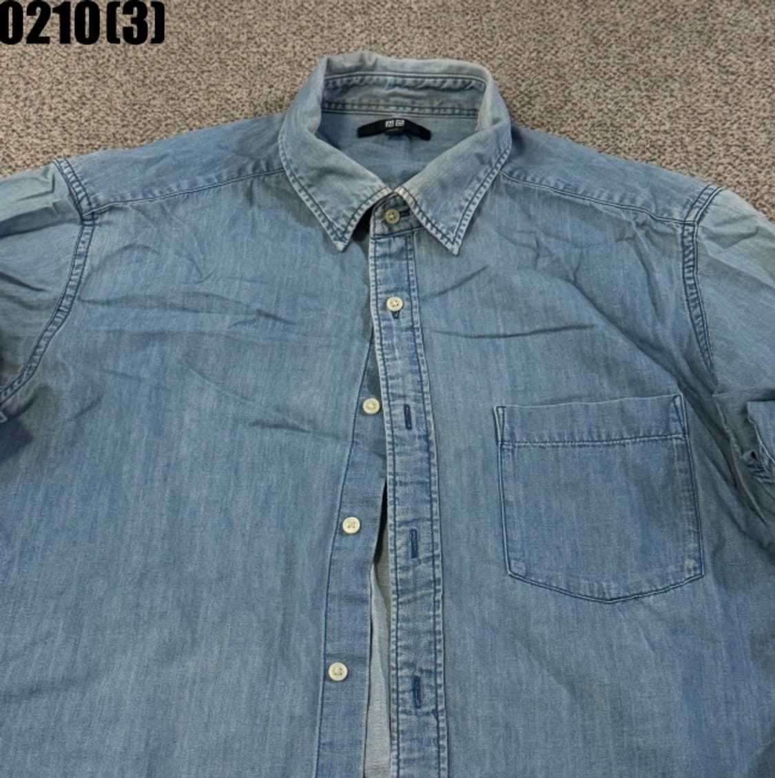 유니클로 데님 셔츠 상품이미지2