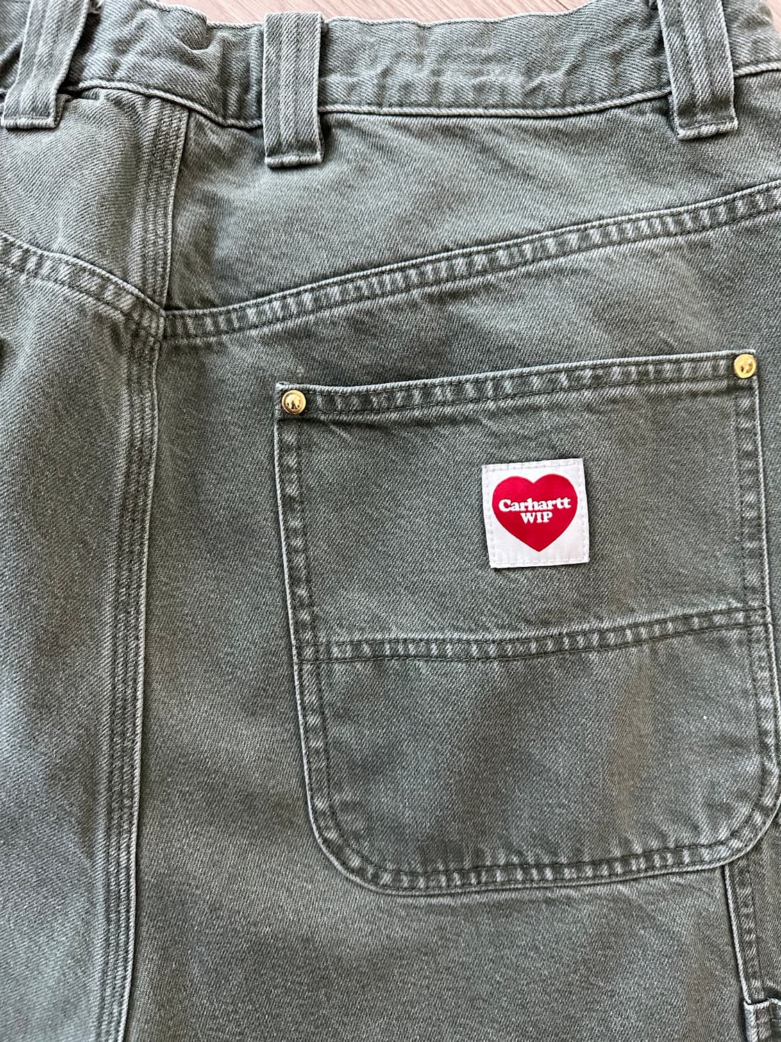 칼하트 WIP 내쉬 더블 니 팬츠 Army Green L 상품이미지6