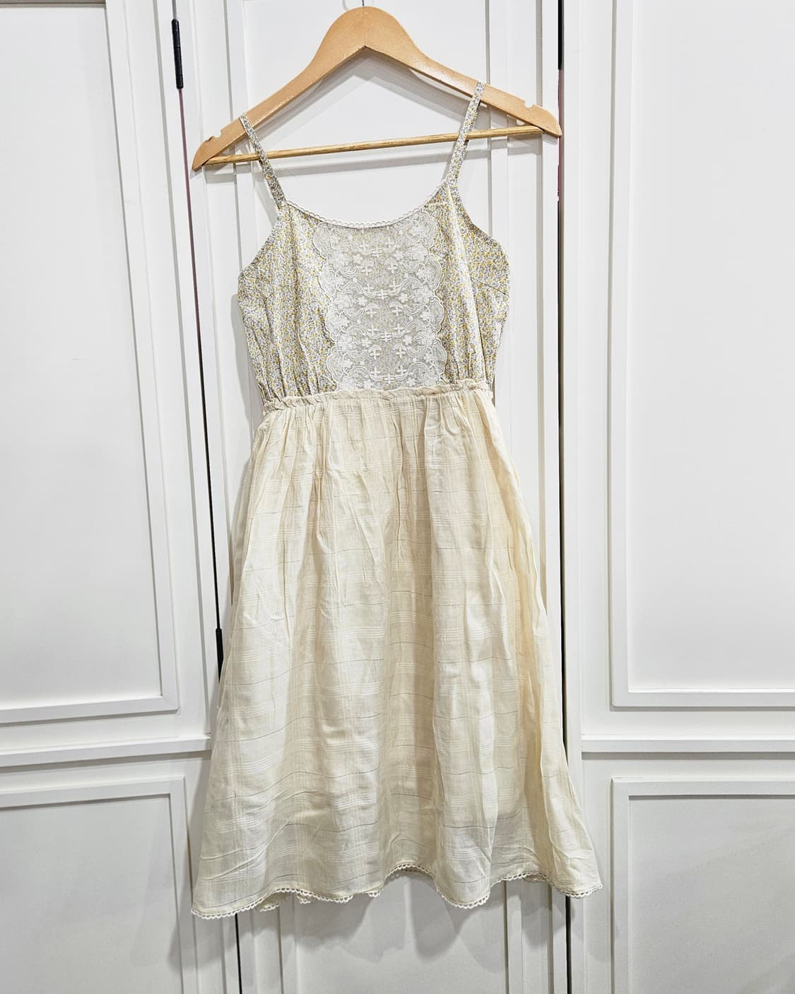 레이스 플라워 레이어드 원피스 상품이미지1