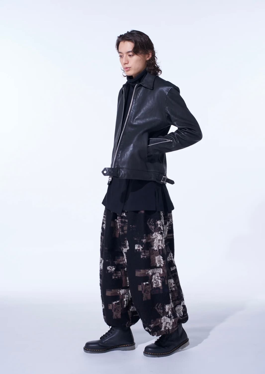 요지 야마모토 S’YTE 싱글 레더 자켓 상품이미지2