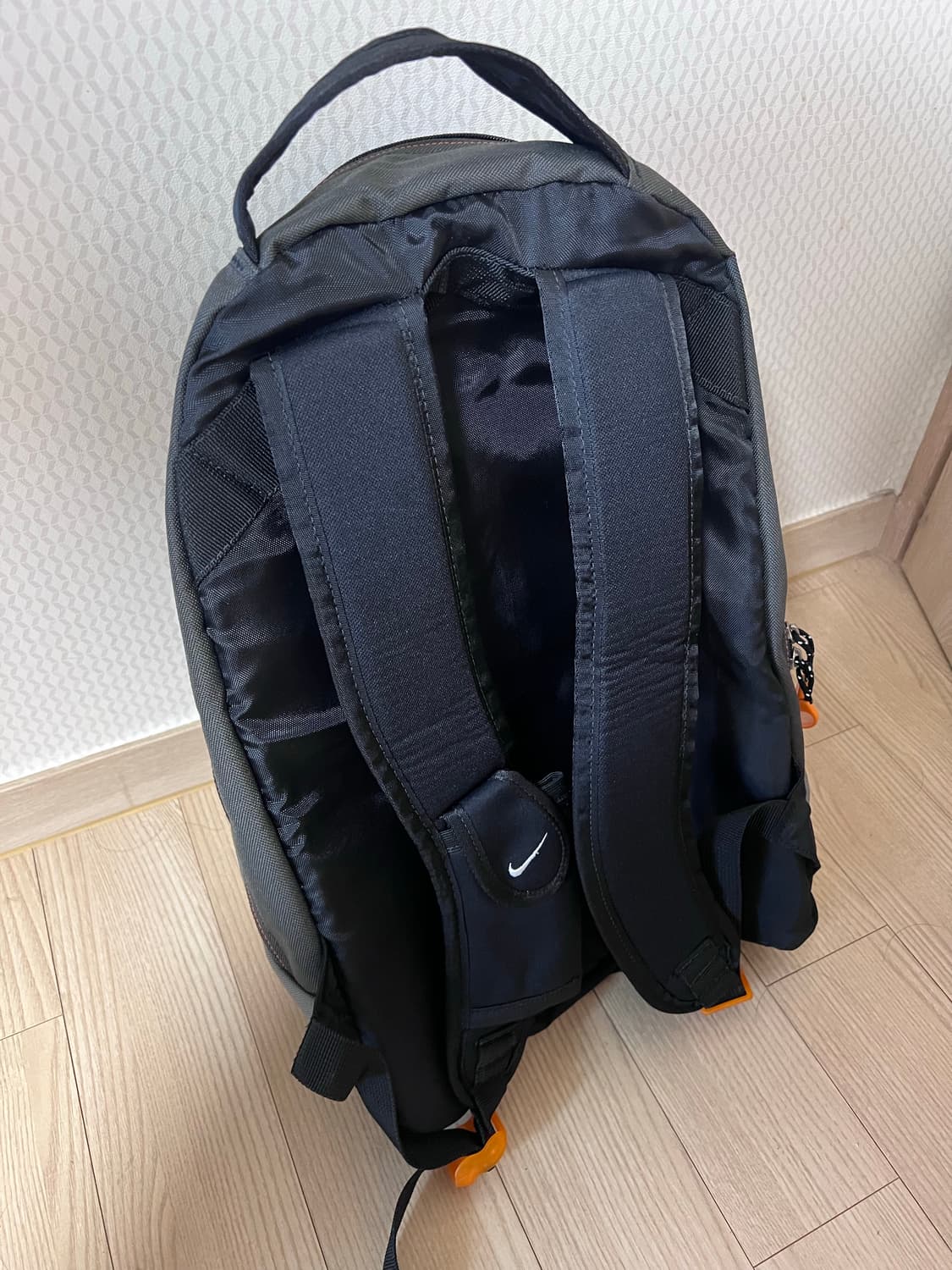 90s 나이키 홀로그램 올드스쿨  오렌지 그레이 백팩 가방 올드 빈티지 상품이미지2