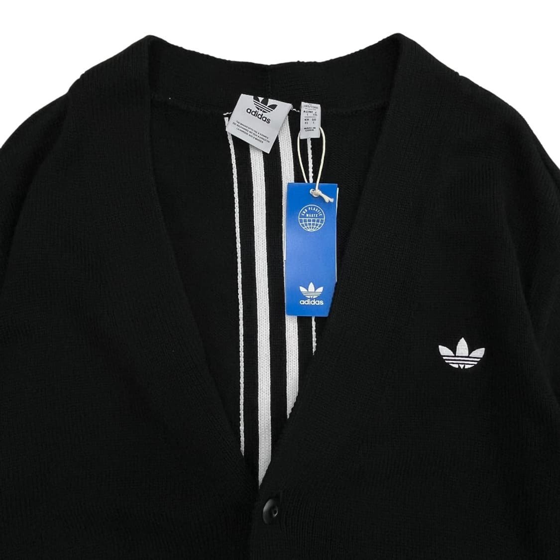 아디다스 백 화이트라인 블랙 가디건 XL ( 새상품 ) 상품이미지4