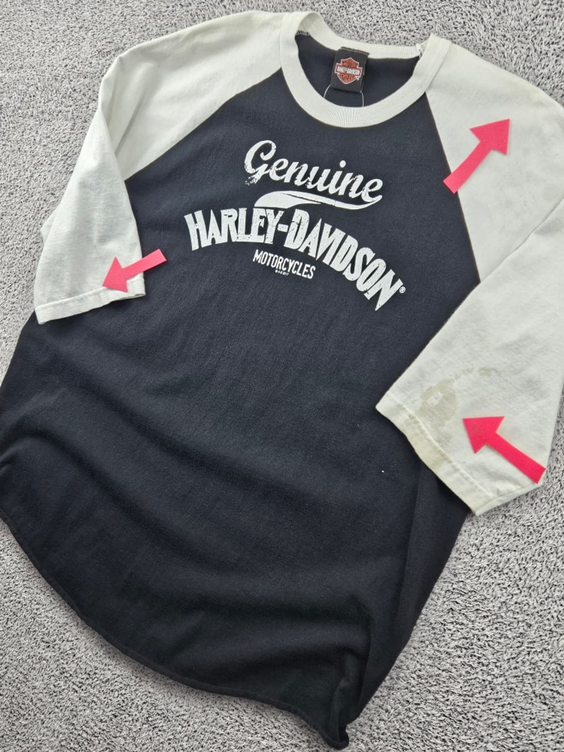 할리데이비슨 테네시 머프리스버로 롱 슬리브 ( XL추정 ) / 11536 상품이미지4