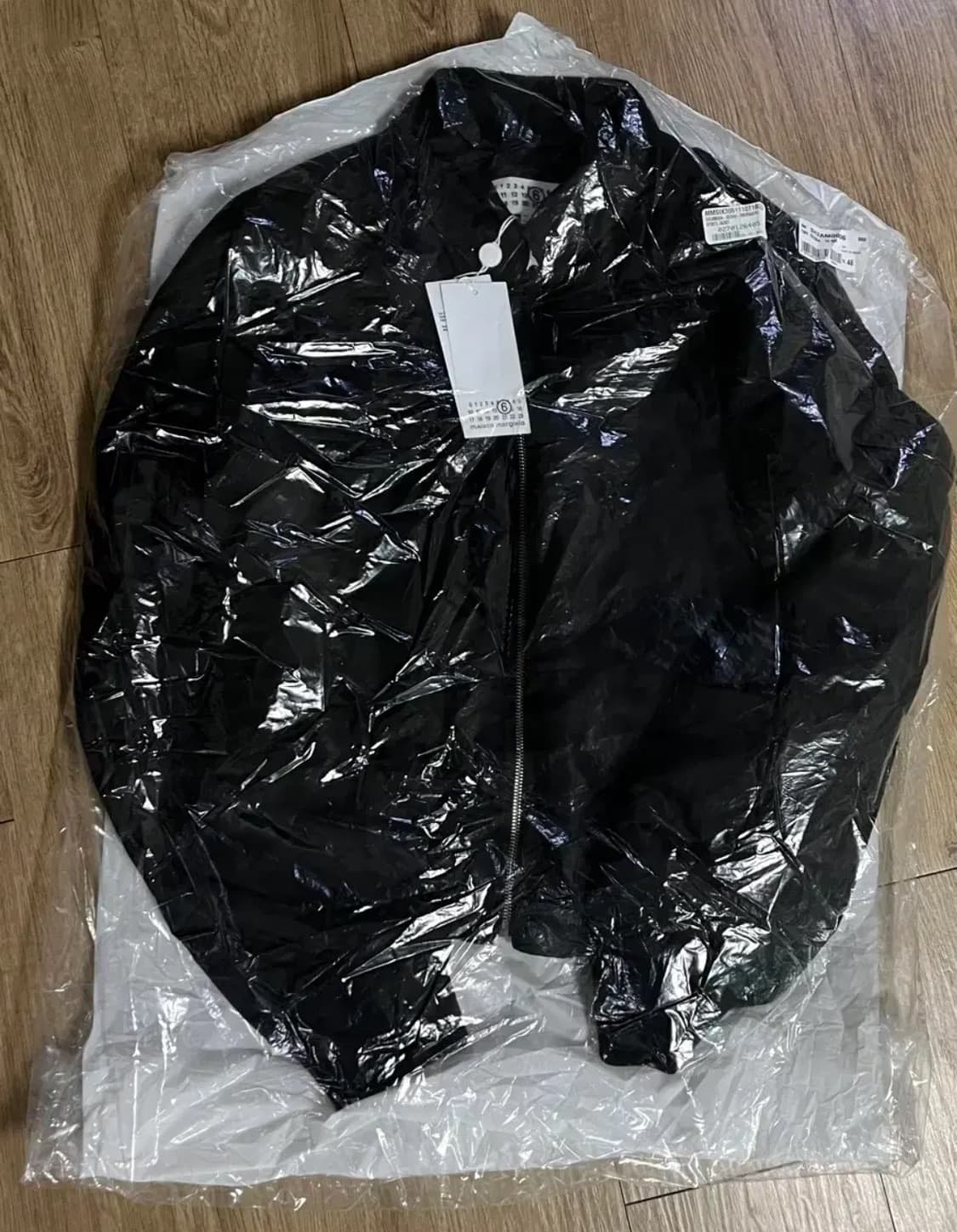 [46] MM6 마르지엘라 나일론 크롭 봄버 스포츠 자켓 블랙 상품이미지2