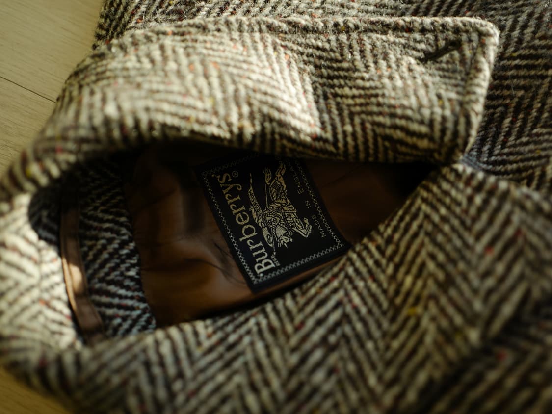 버버리 아이리쉬 도네갈 트위드 발마칸 코트 54 Reg 상품이미지6