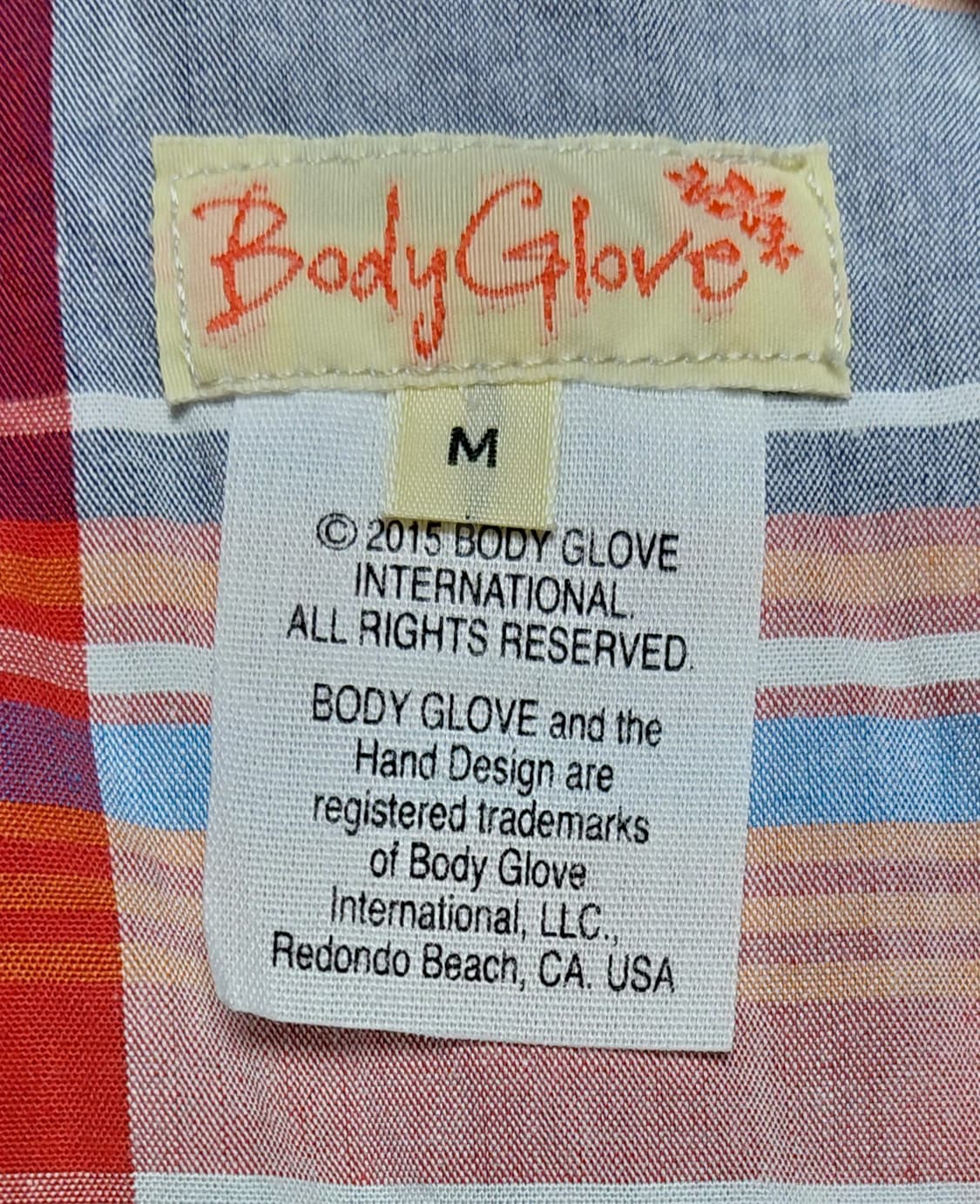 [S] 바디글로브(Body Glove) 자수 디테일 웨스턴 체크 셔츠 상품이미지6