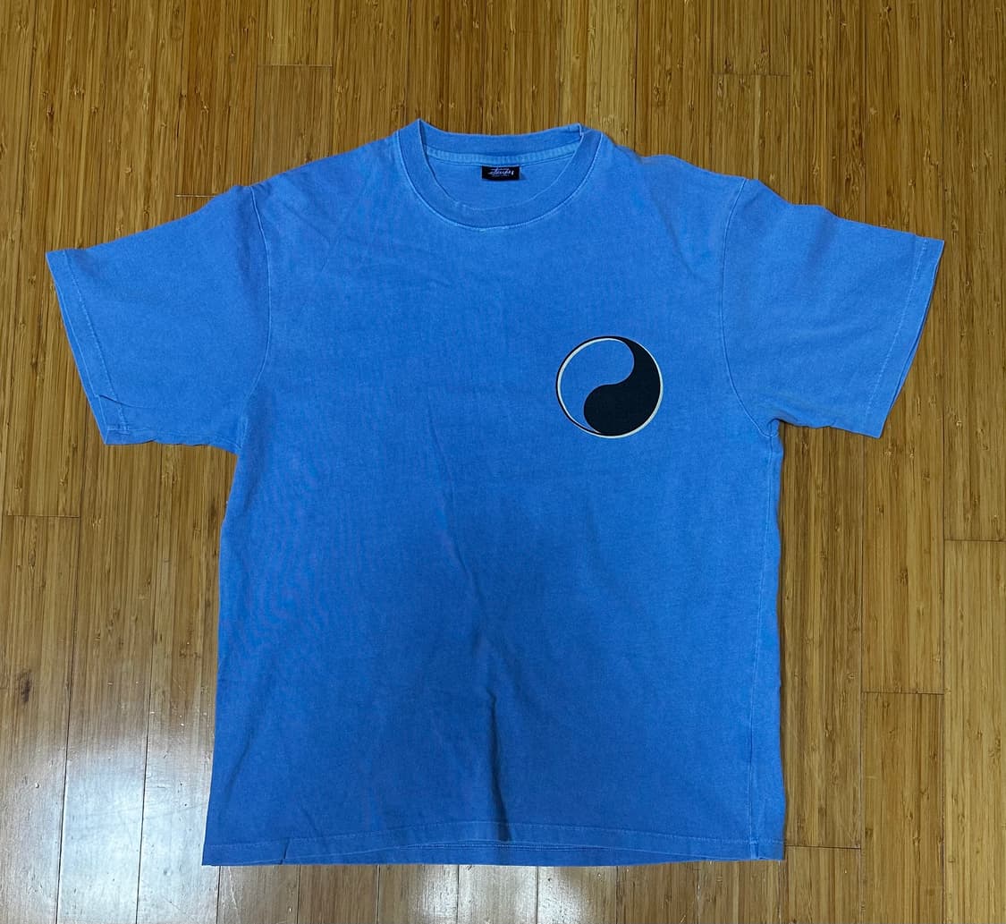 스투시 x 아워레가시 드롭 쉐도우 티셔츠 블루 상품이미지1