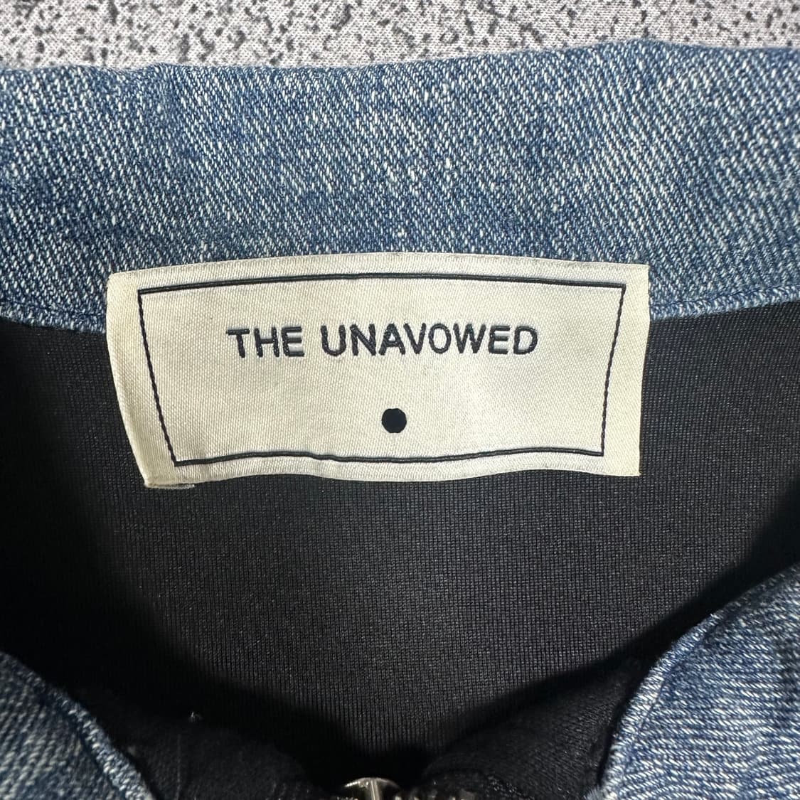 ✨ (바배) 데님 카라 긴팔 블랙 맨투맨  상품이미지3