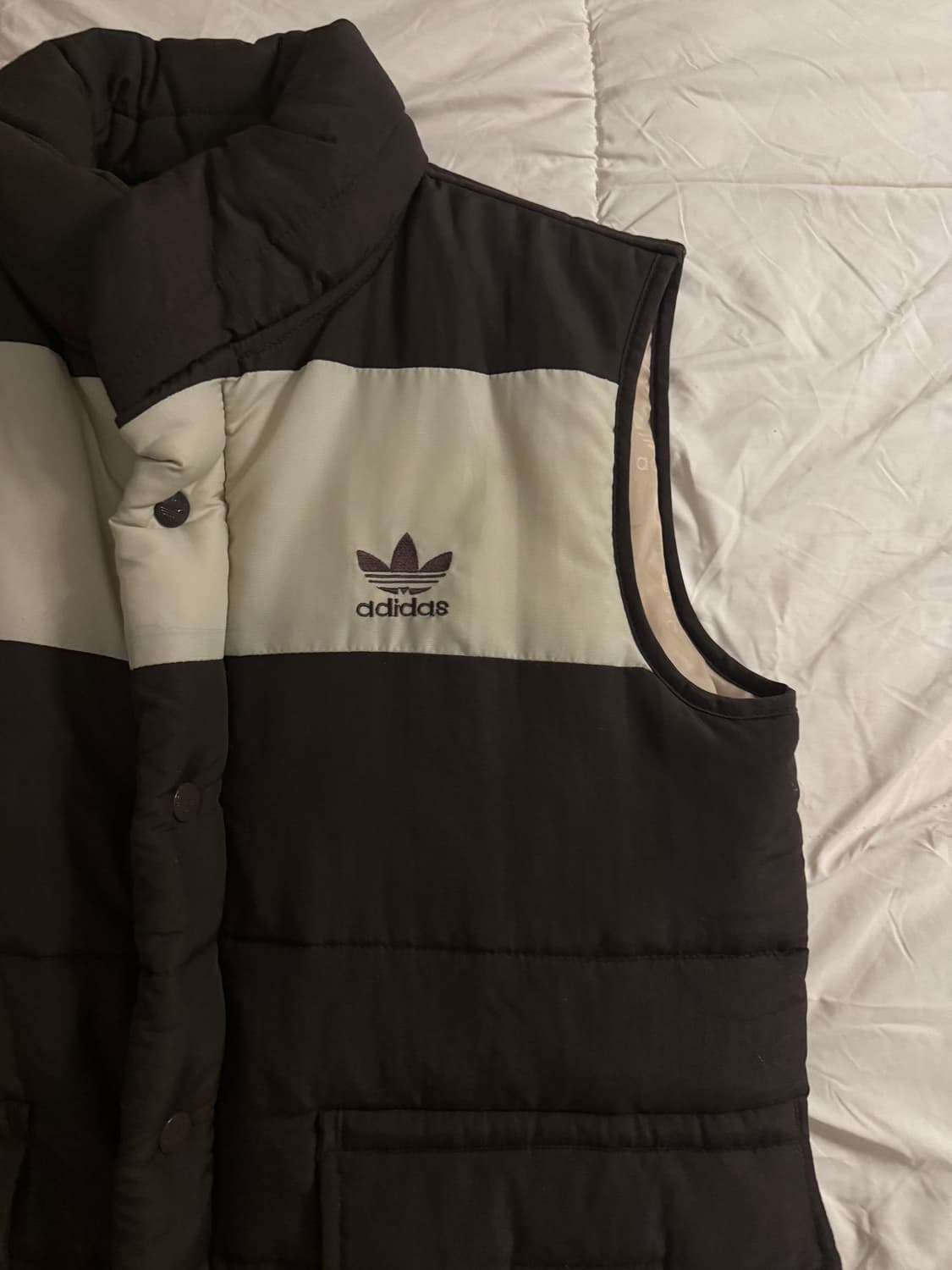 아디다스 수퍼스타 브라운 베스트 패딩조끼 상품이미지2