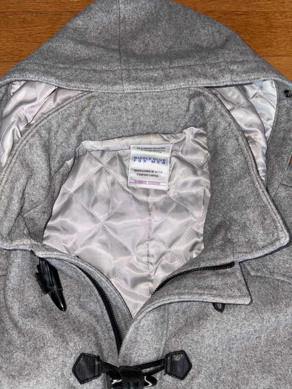 그레이 떡볶이 코트 상품이미지4