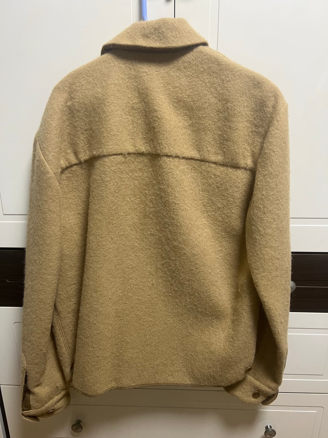 르메르 Lemaire/알파카 오버 셔츠 자켓/44(최우식 착용) 상품이미지4