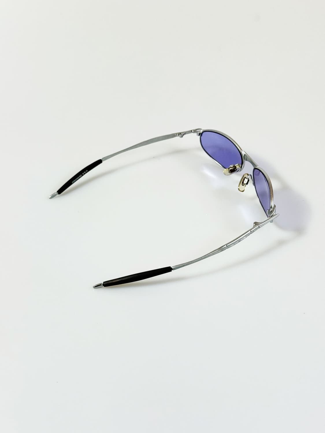 90s OXGEN 실버 슬림 오벌 프레임 틴트 빈티지 선글라스 상품이미지4
