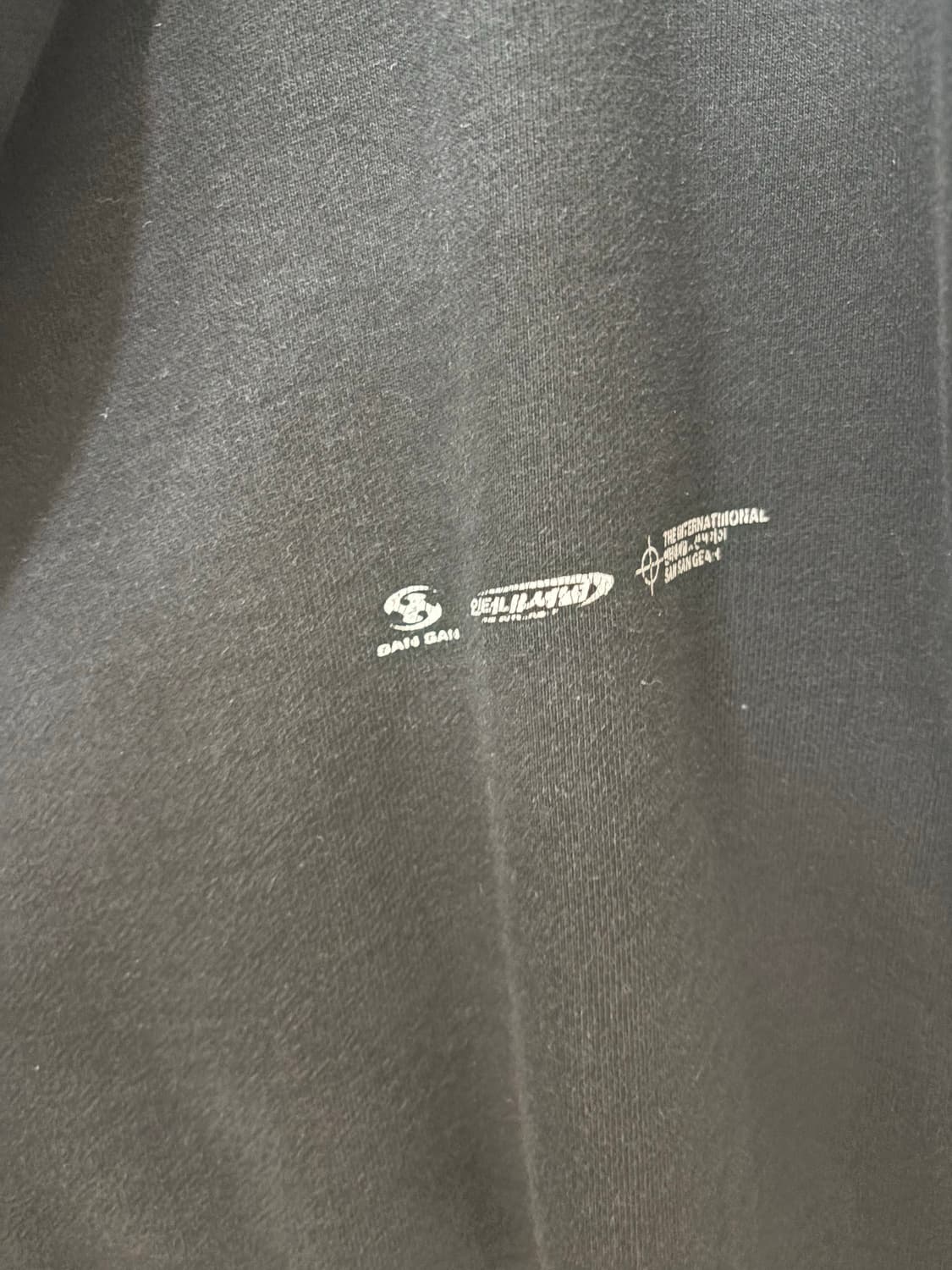 산산기어 더 인터내셔널 S97 그래픽 후드티 블랙 3사이즈 상품이미지2