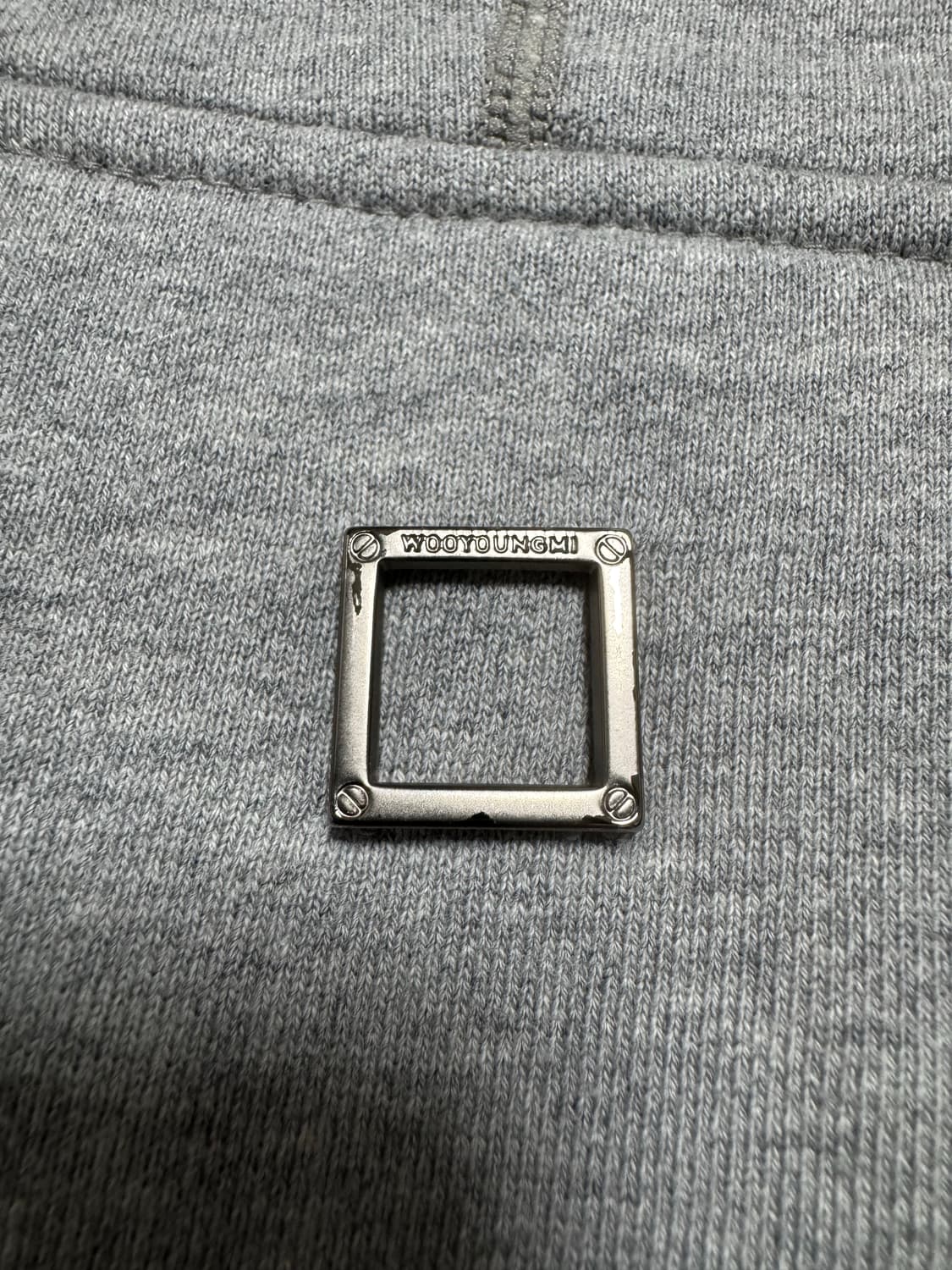 우영미 백로고 후드티 50사이즈 22FW 상품이미지6