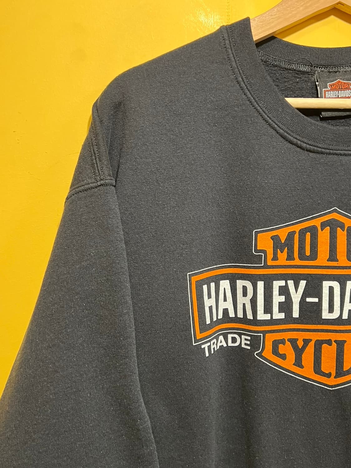 [L] 할리데이비슨 SLIVER EAGLE 맨투맨 블랙 스웨트셔츠 상품이미지3