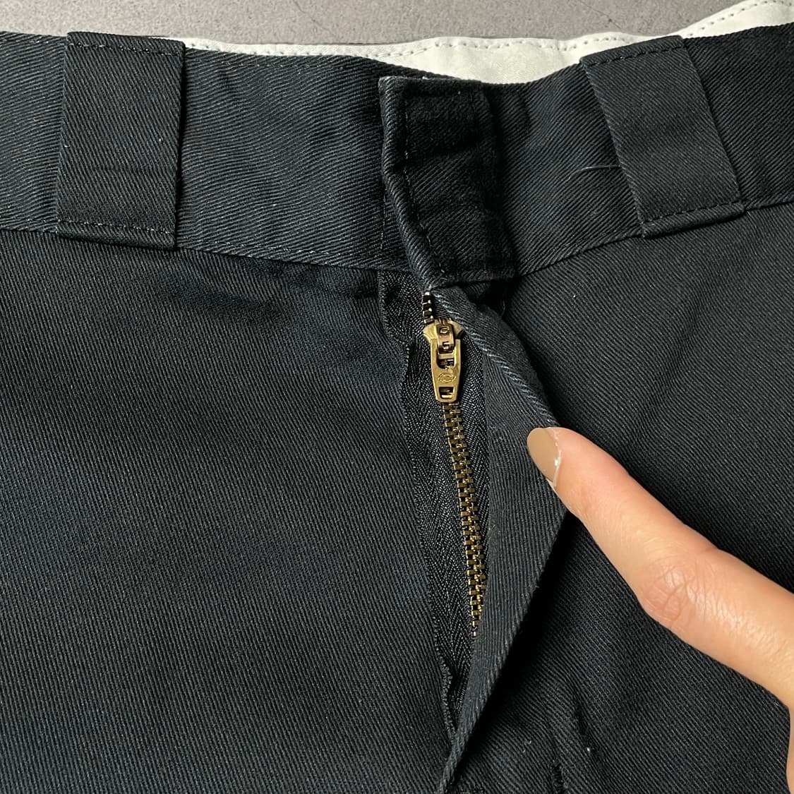 DICKIES 디키즈 빈티지 블랙 더블니 워크 팬츠 A00873 상품이미지3