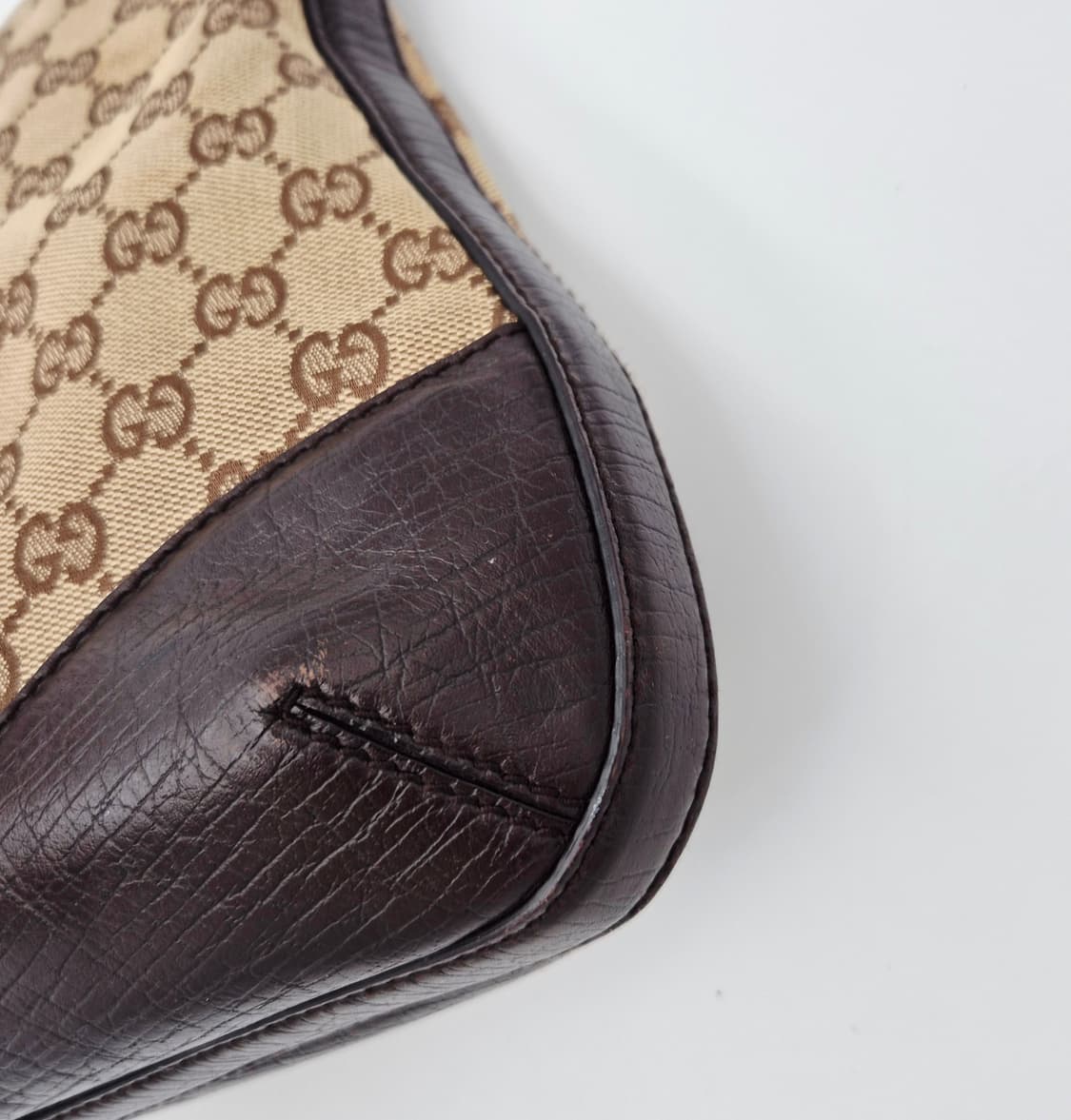 구찌 슈프림 홀스빗 GG 캔버스 호보백 상품이미지9