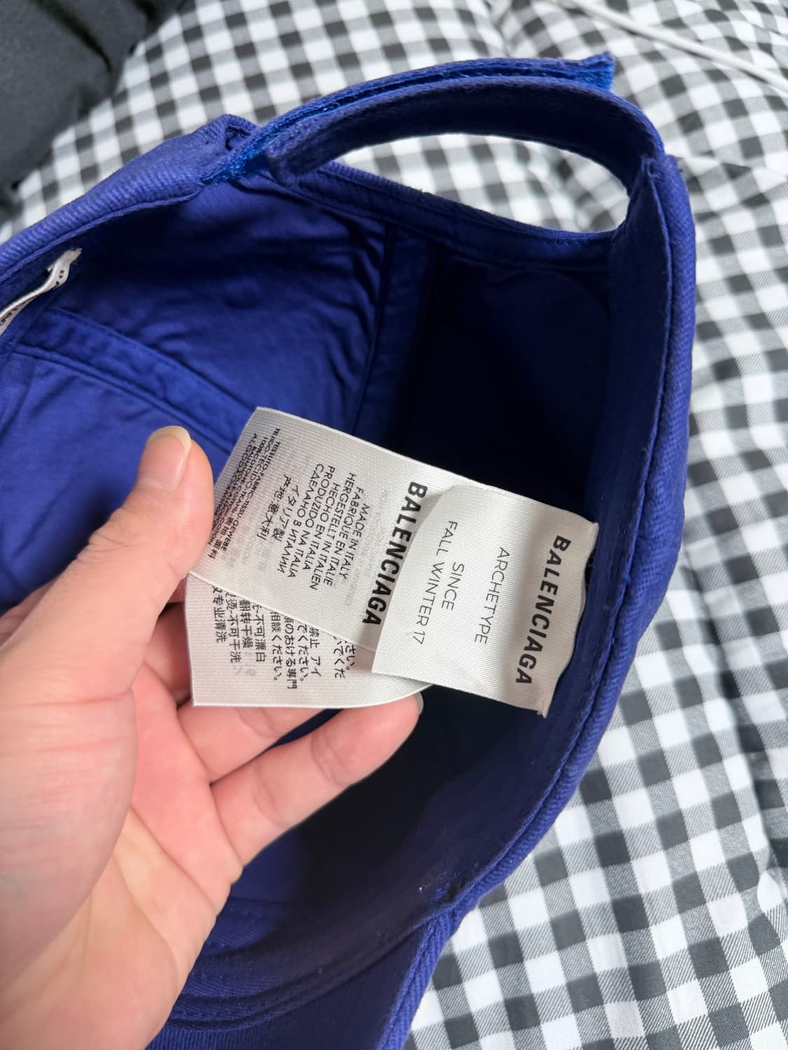 발렌시아가 블루 캡 상품이미지2