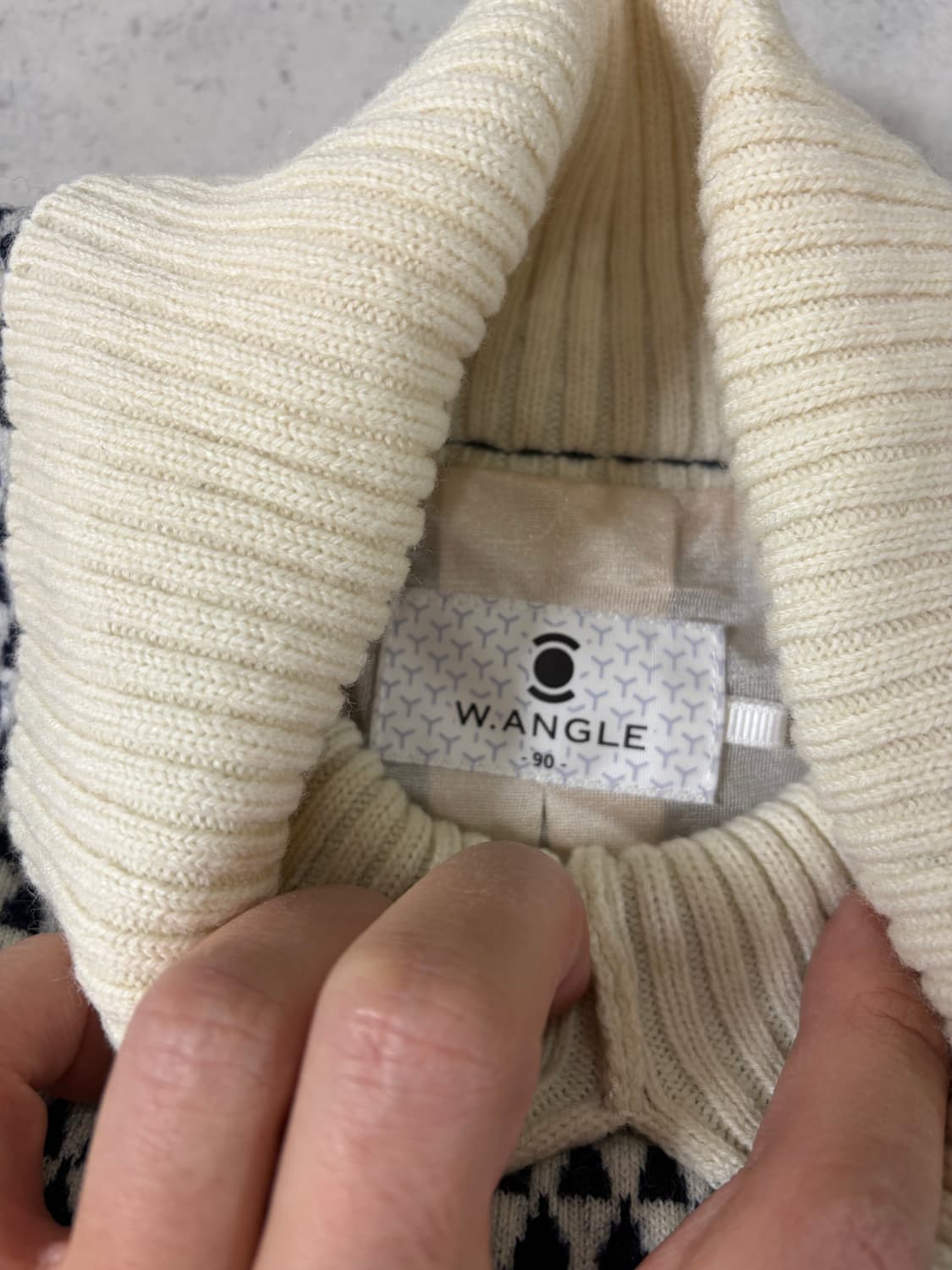 와이드앵글 울 니트 상품이미지3