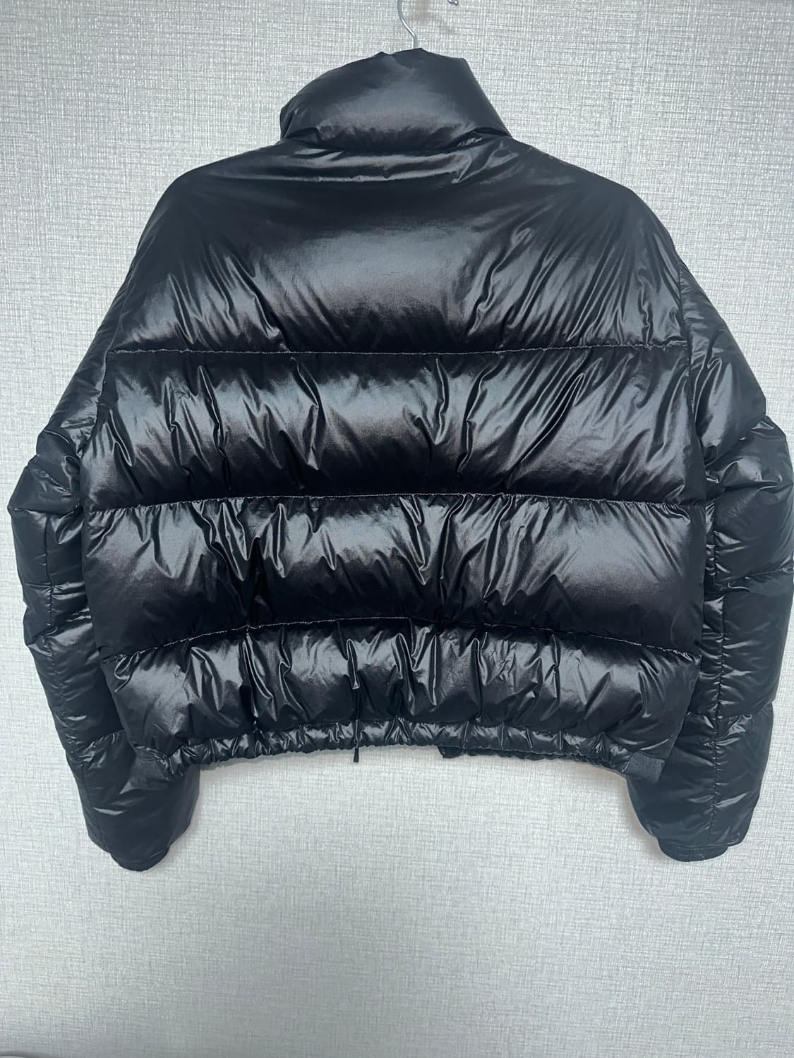 스컬프터 104 크롭 푸퍼 다운 숏패딩 블랙 S 상품이미지6