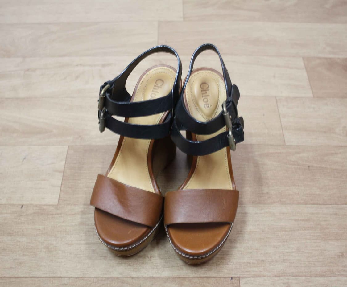 S-2237/끌로에 정품 여성용 웨지 샌들 상품이미지1