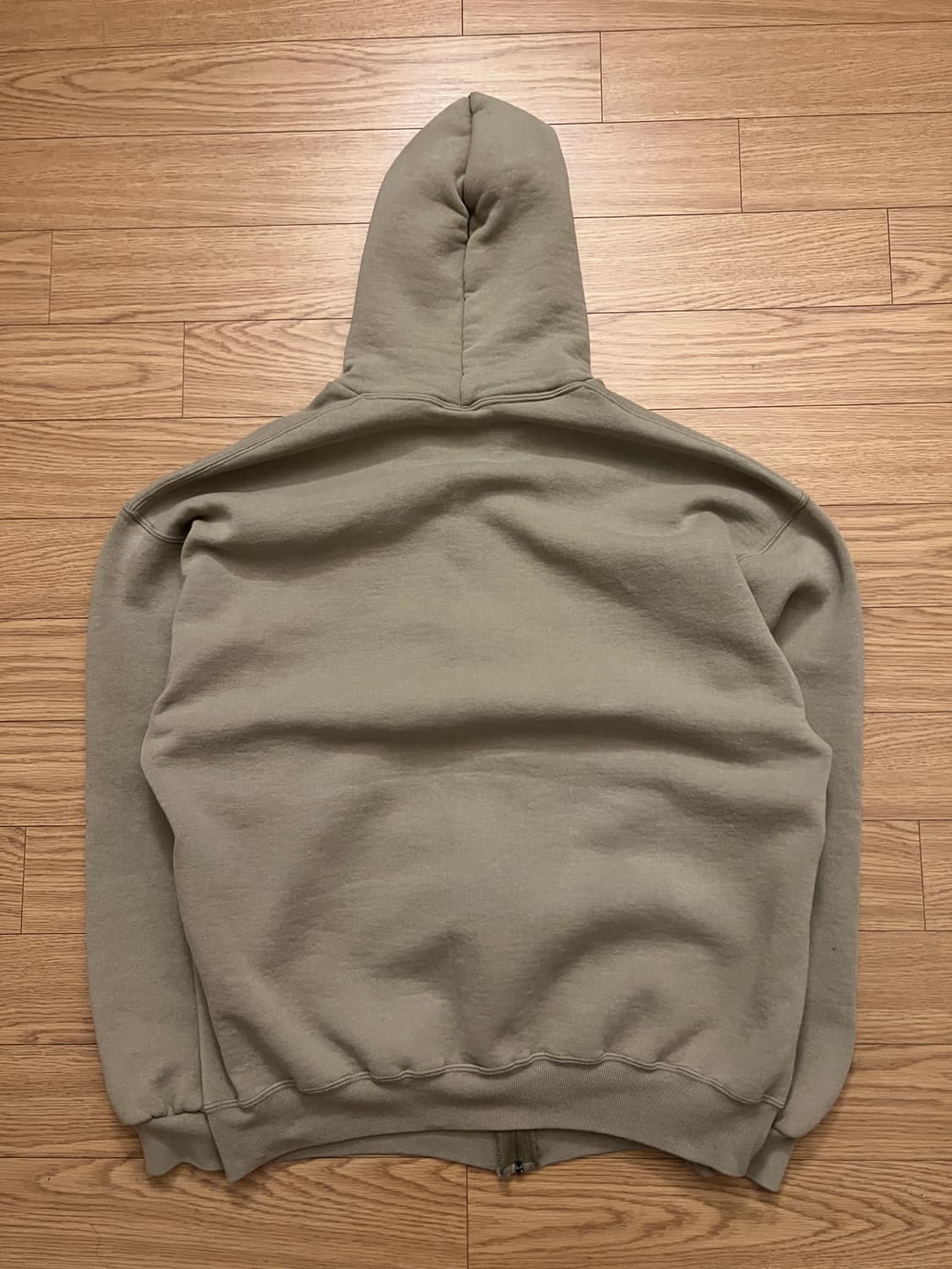 90s 러셀 빈티지 후드집업 탄 XL 상품이미지4