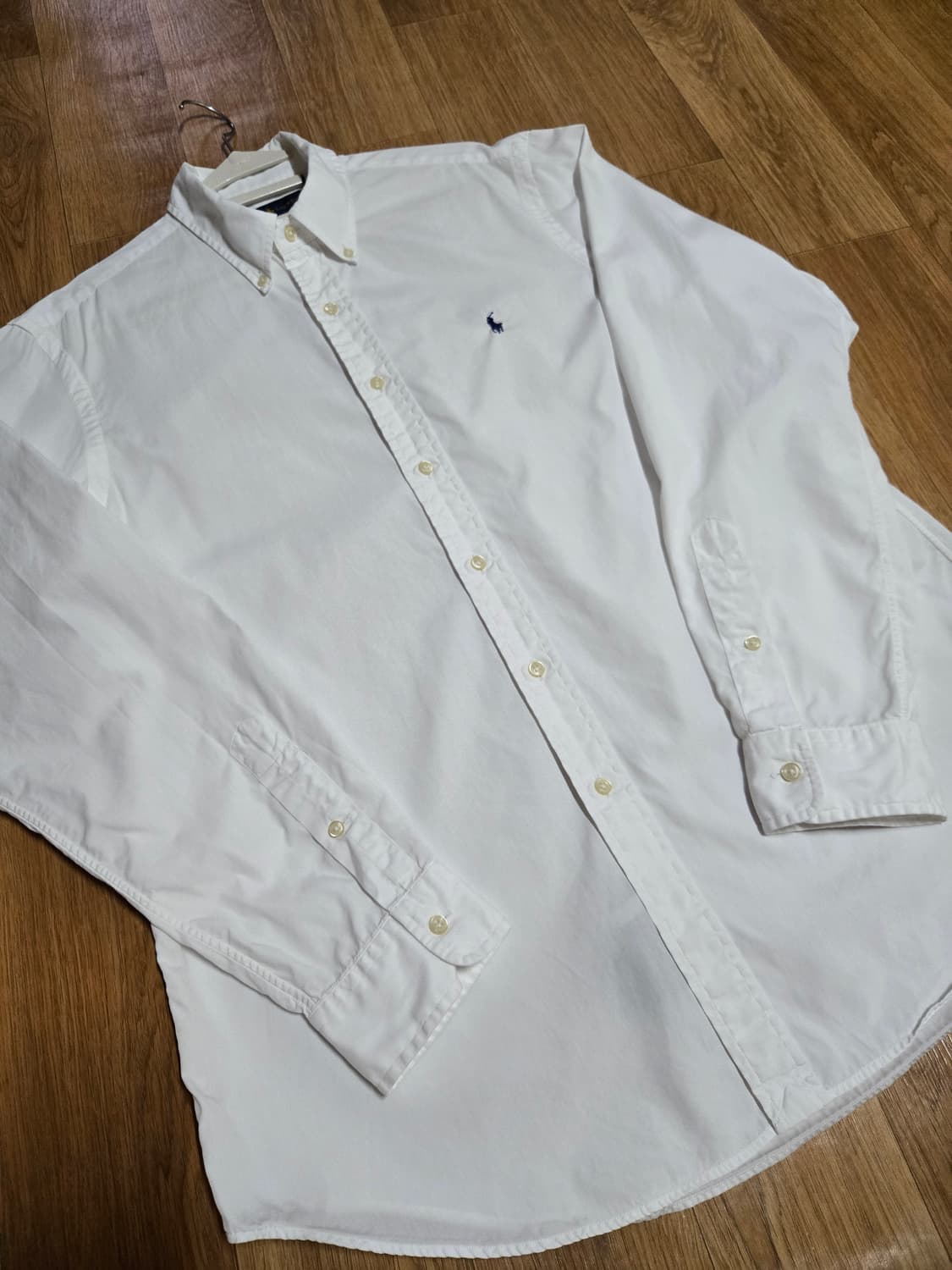 폴로 랄프로렌 남성 화이트 셔츠(L사이즈) 상품이미지3