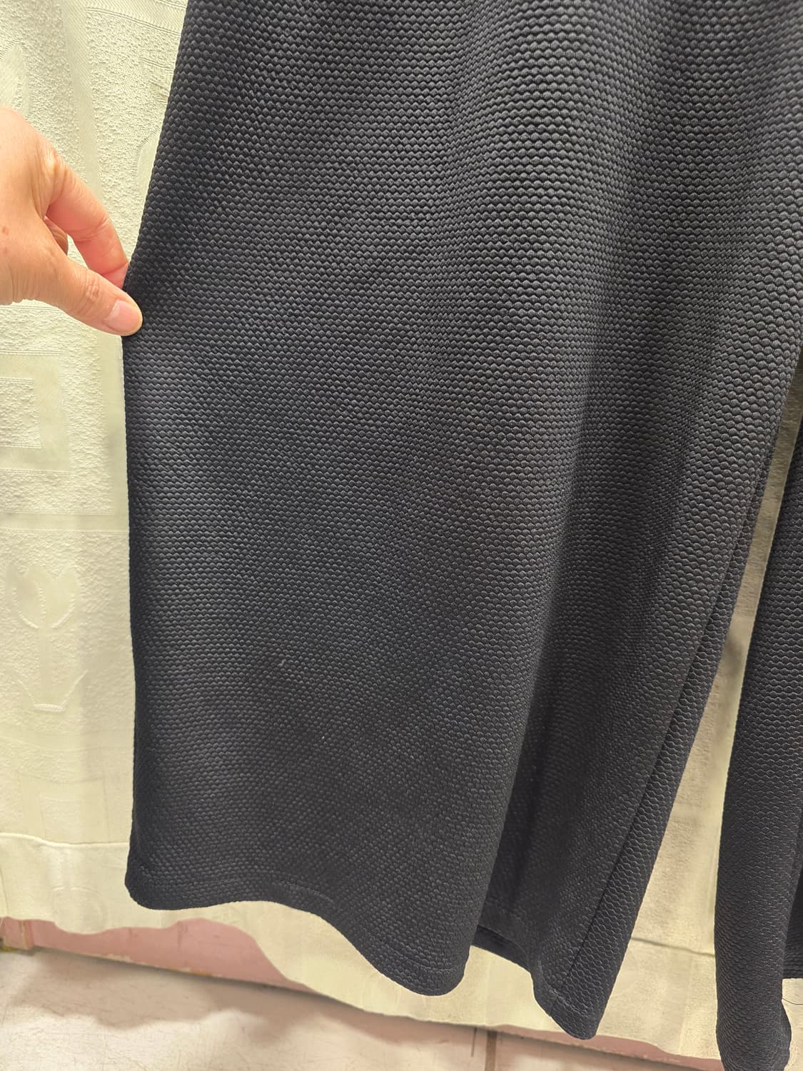 자라 ZARA 블랙 텍스처 점프수트 S사이즈 상품이미지5
