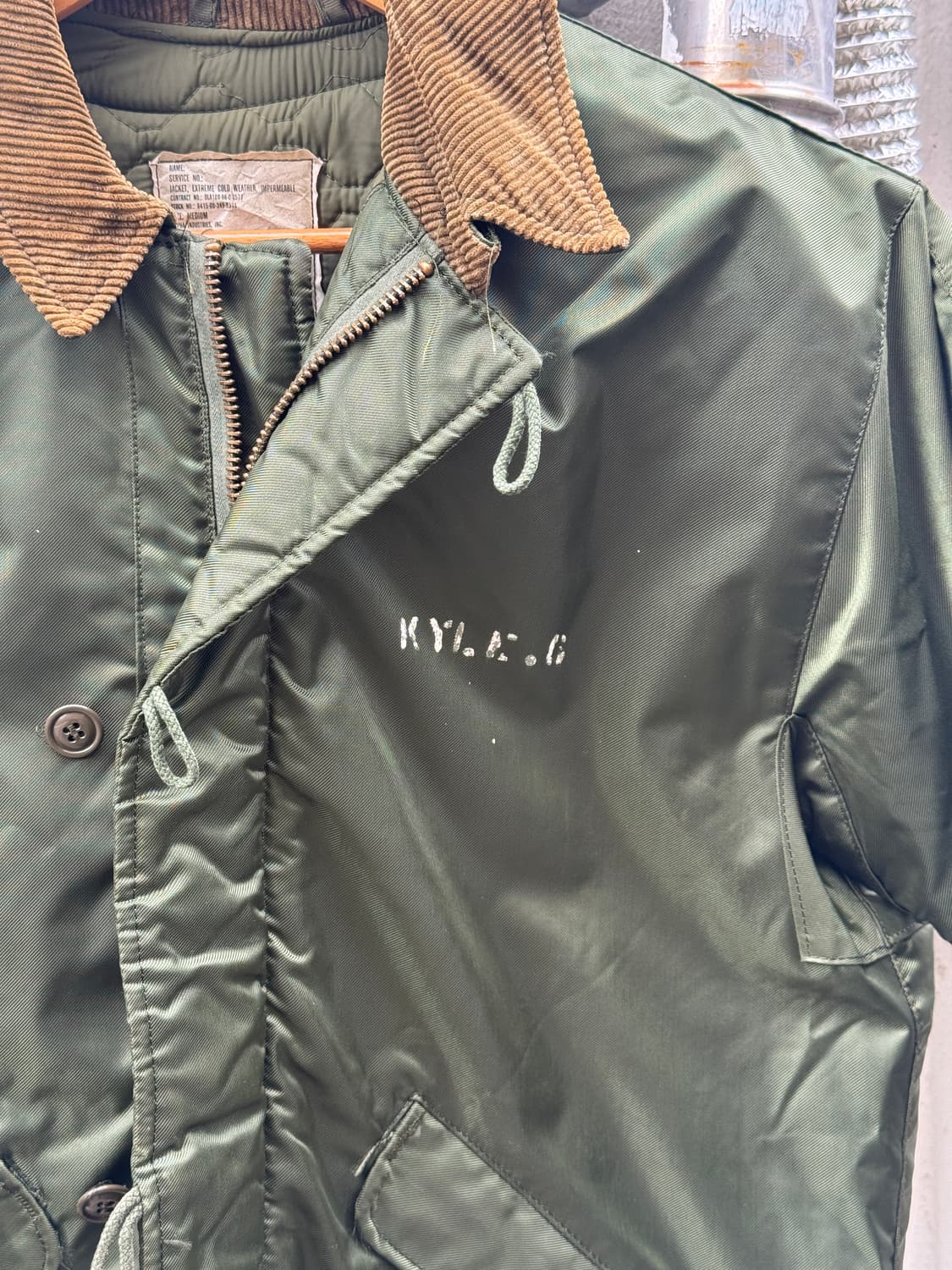 80s USN 미해군 A-1 익스트림 콜드 덱자켓 (M) 상품이미지2