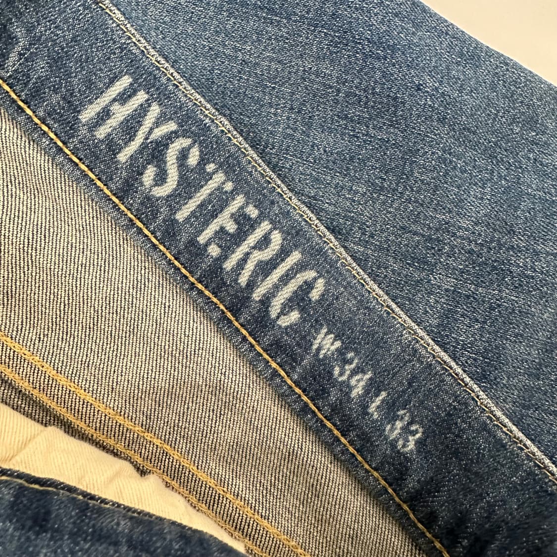히스테릭글래머 hysteric glamour 리페어 데님팬츠 상품이미지6
