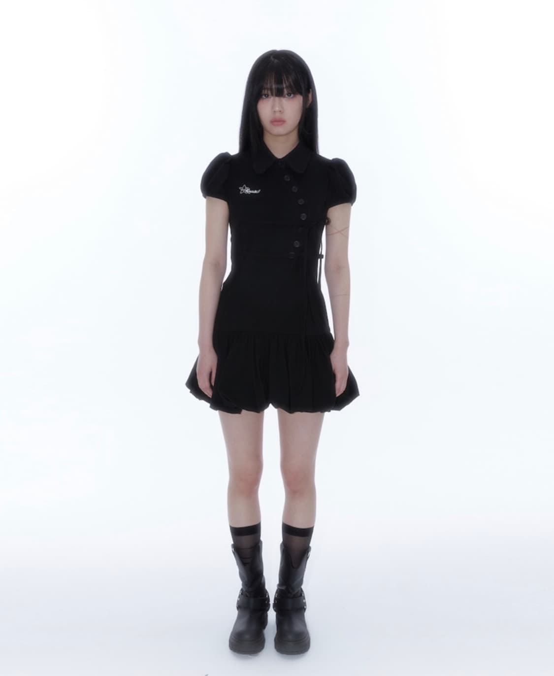 카시코 퍼프 원피스 상품이미지2