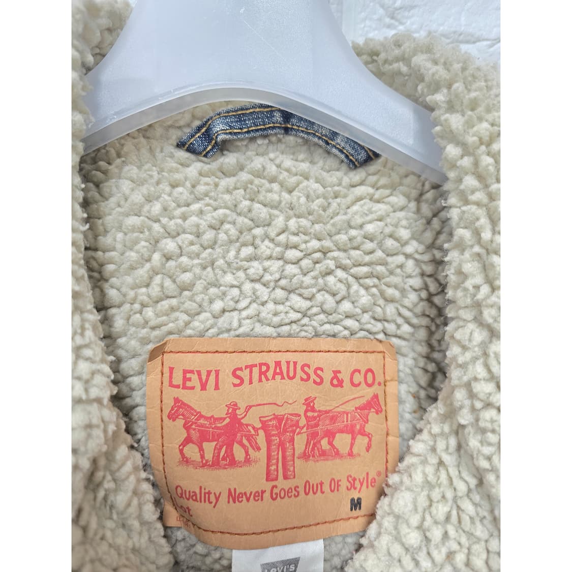 택포// 리바이스 데님 쉐르파 청자켓 M-L 상품이미지2