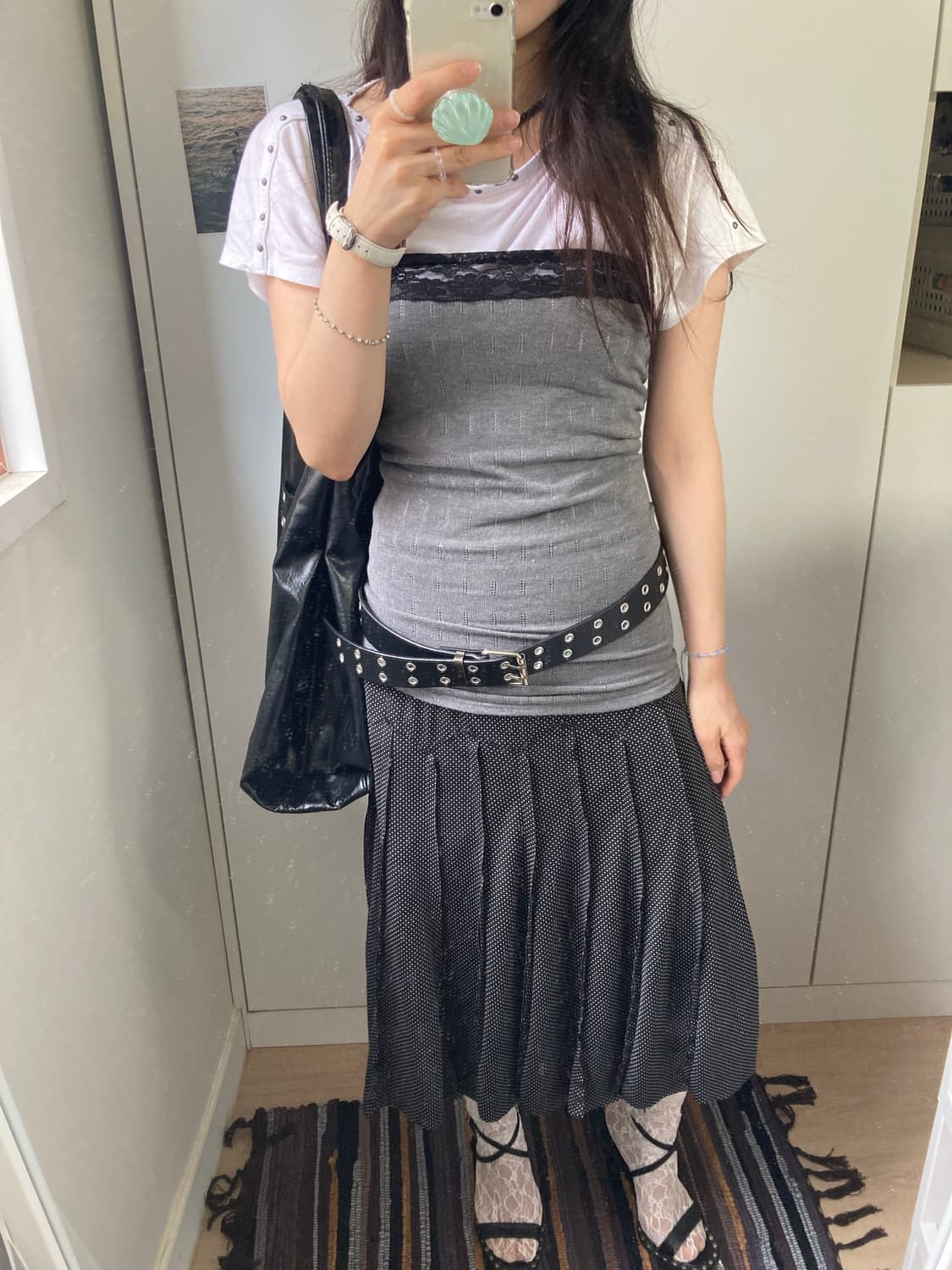 긱시크 모노톤 빈티지 코디세트 3pcs 상품이미지6