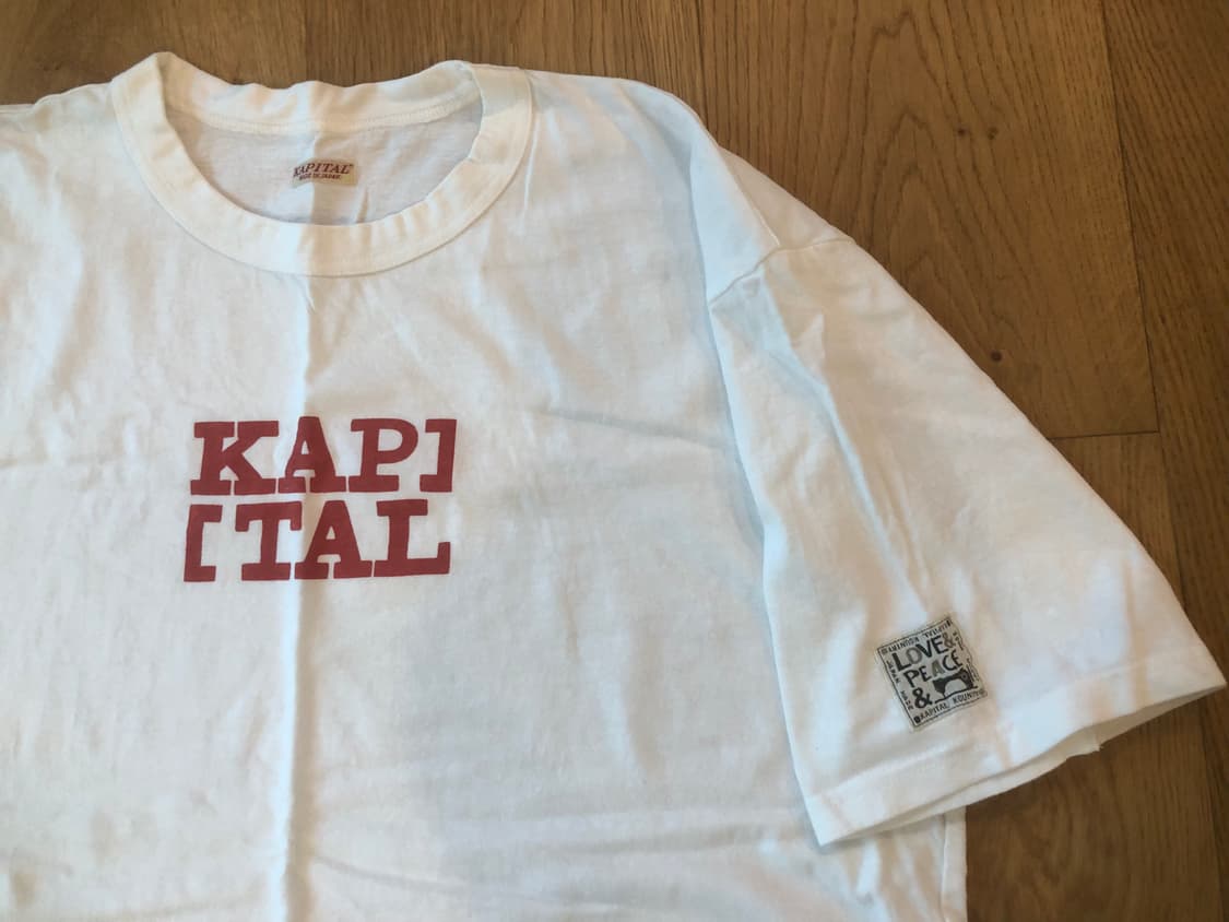 Kapital Rookie Crewneck T-Shirt Red 상품이미지2