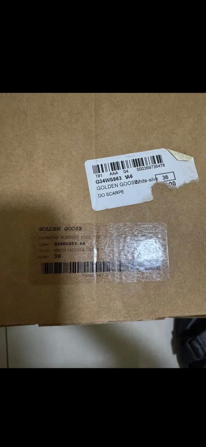 골든구스 실버 러닝솔36 상품이미지6