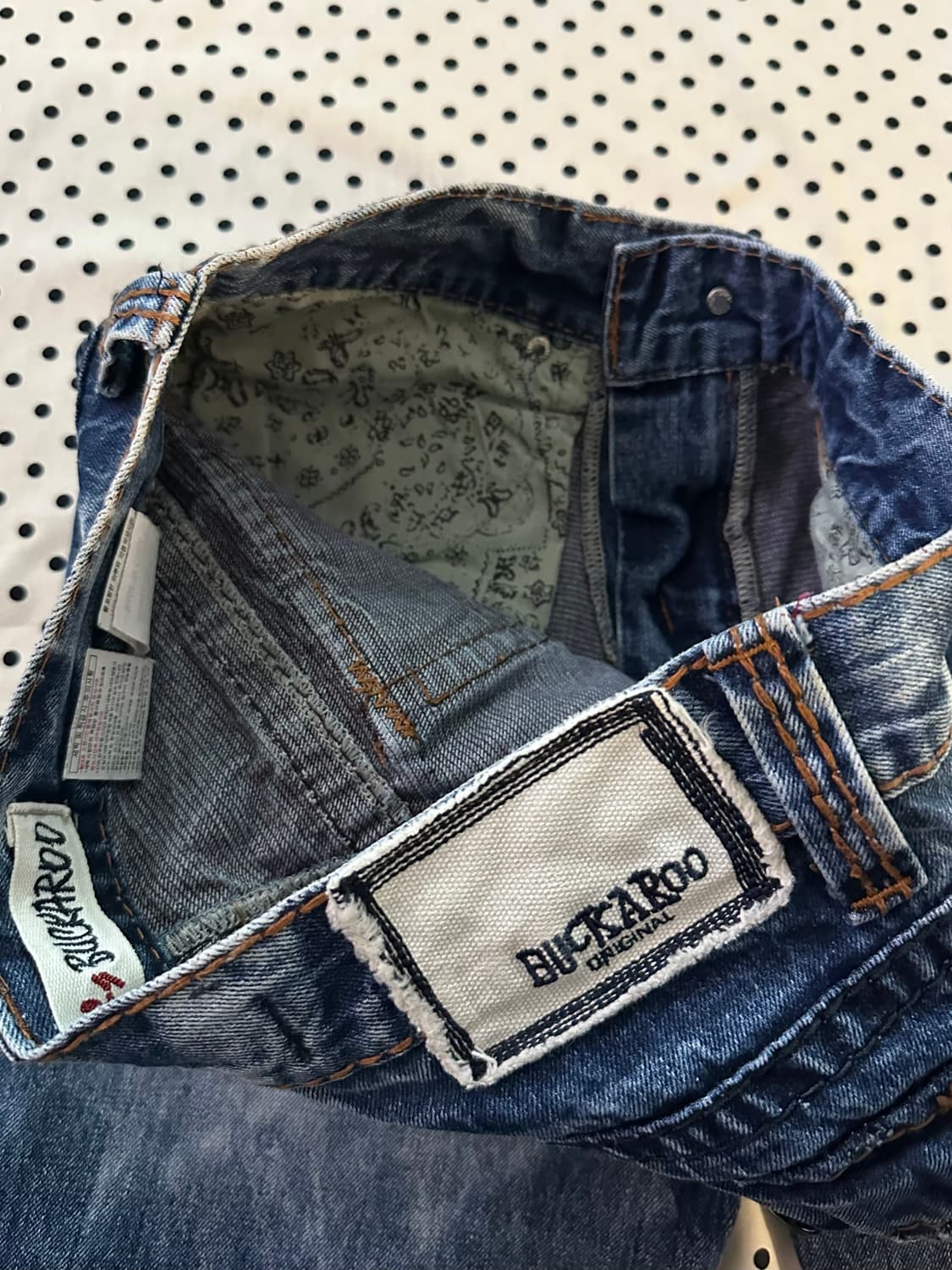 버커루 워싱 데님팬츠 y2k 펑크 상품이미지7