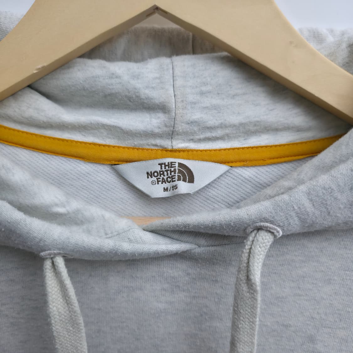 [M] 노스페이스 그레이 후드티 상품이미지4