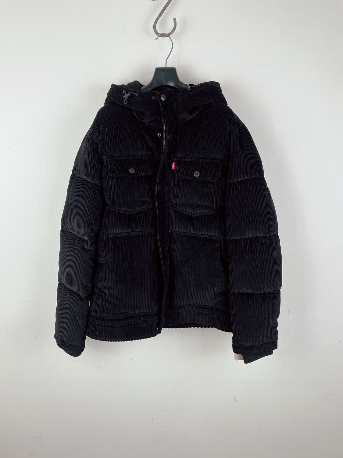 (정품/새상품) LEVIS 리바이스 남성 블랙 코듀로이 후드 자켓 상품이미지1