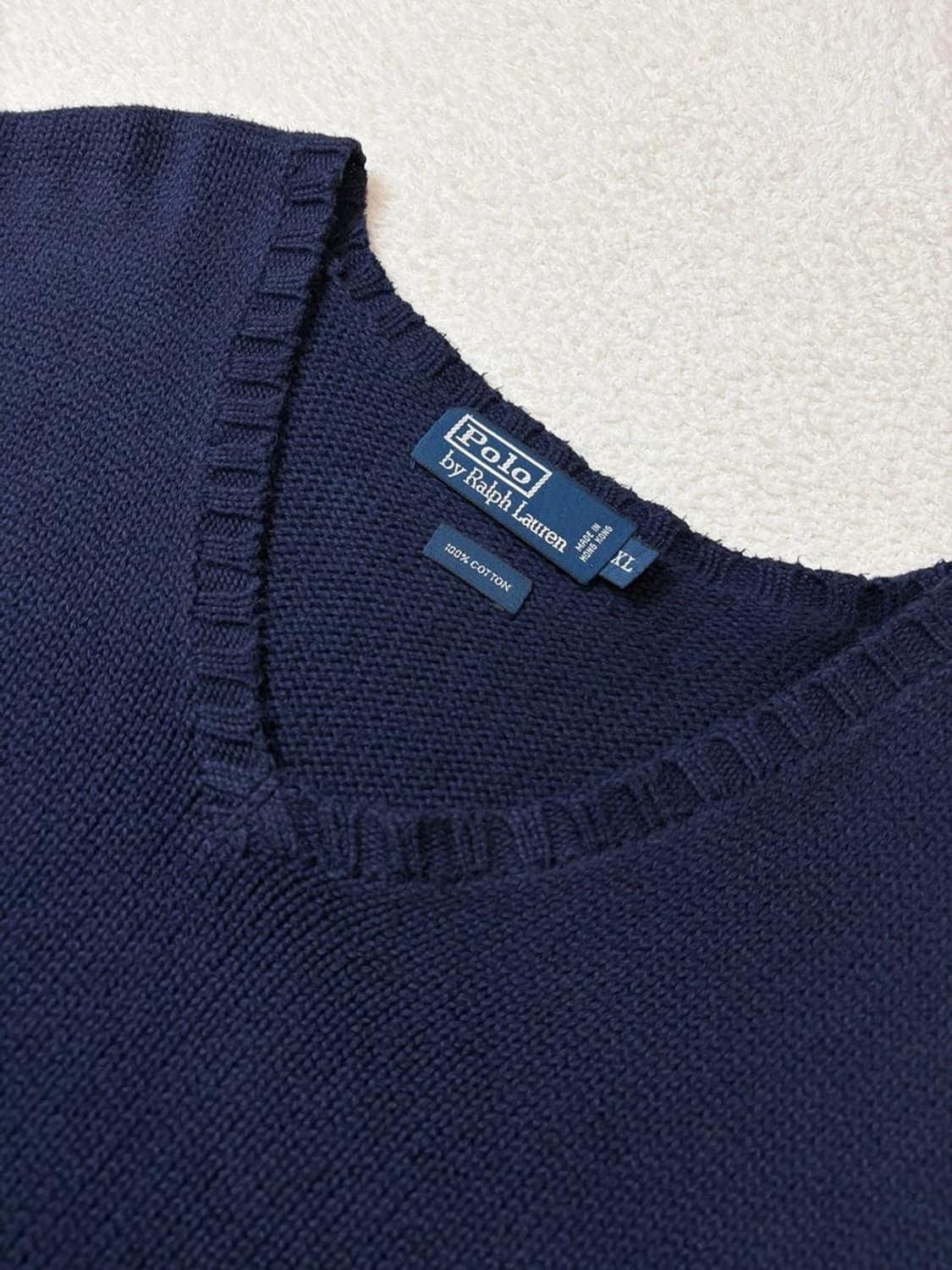 폴로 랄프로렌 90's 코튼 니트 조끼 PN6258 상품이미지5
