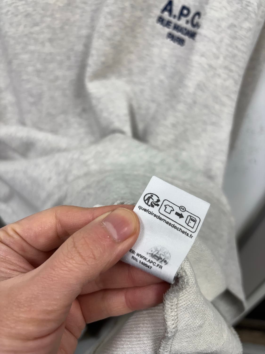 APC 아페쎄 맨투맨 상품이미지6