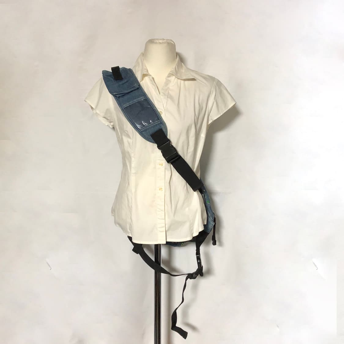 데님 클로버 원숄더 백팩 상품이미지8