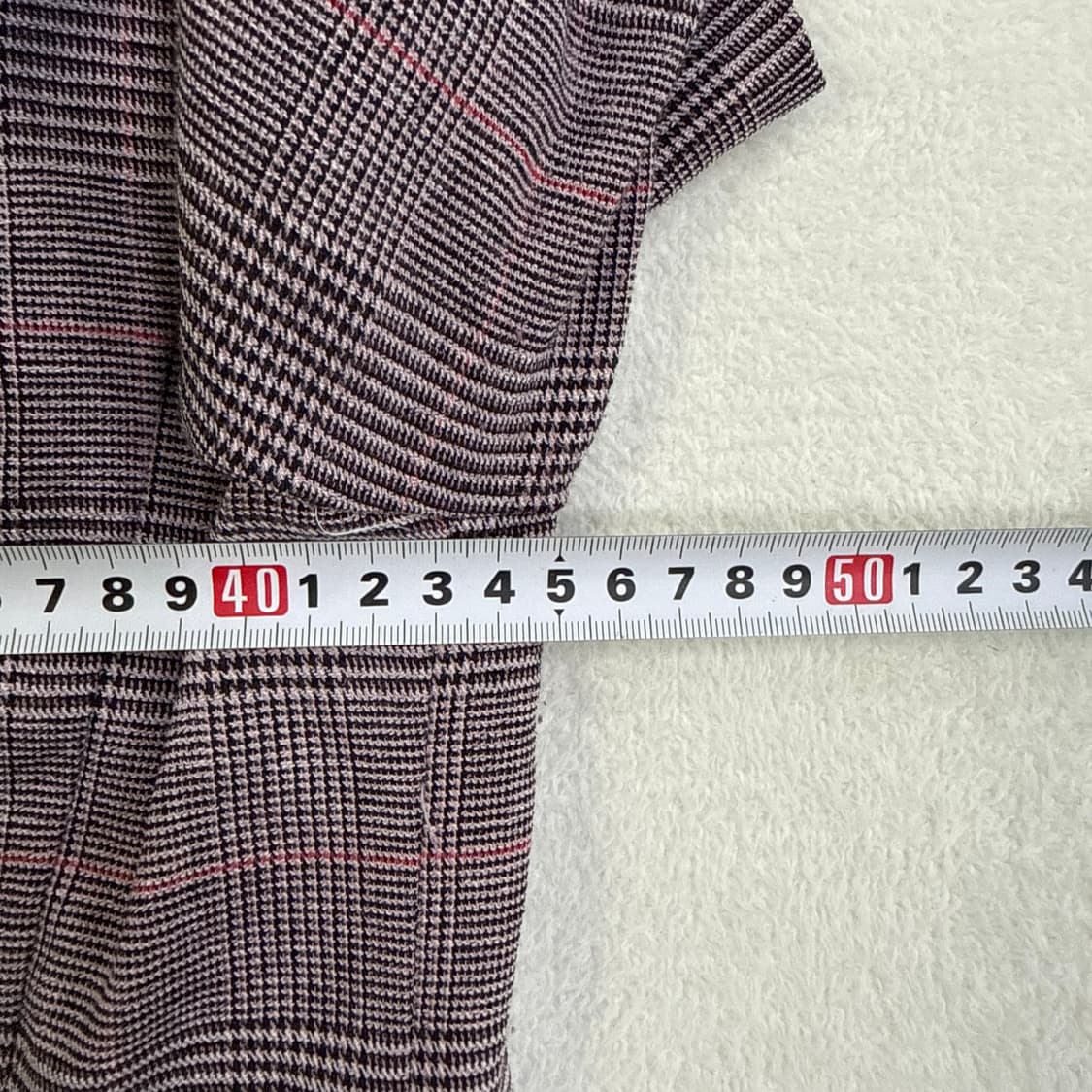 77 모르간 여성 체크 블레이저 자켓 0410T 상품이미지5