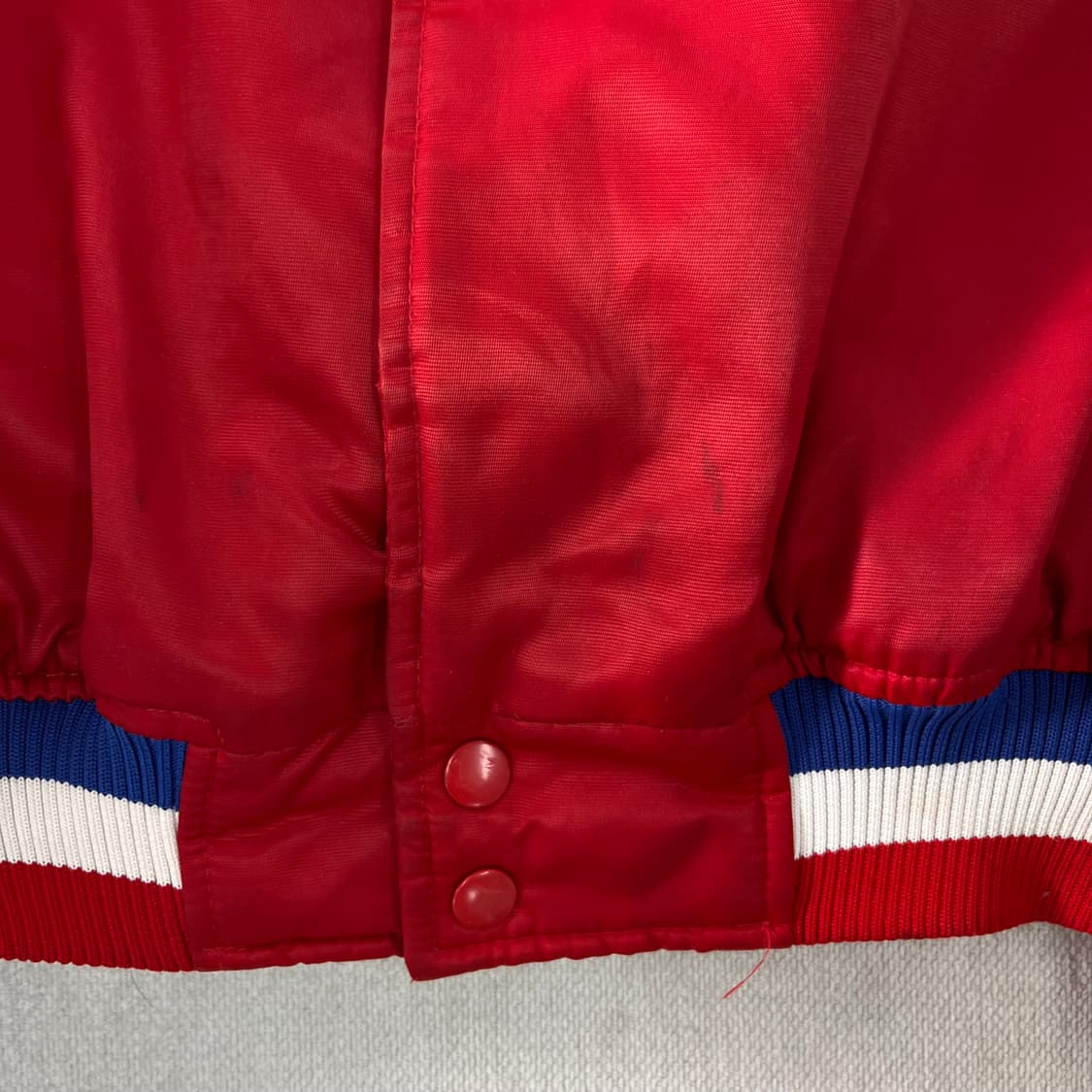 110 90s NBA Sixers 마제스틱 스타디움 자켓  상품이미지5