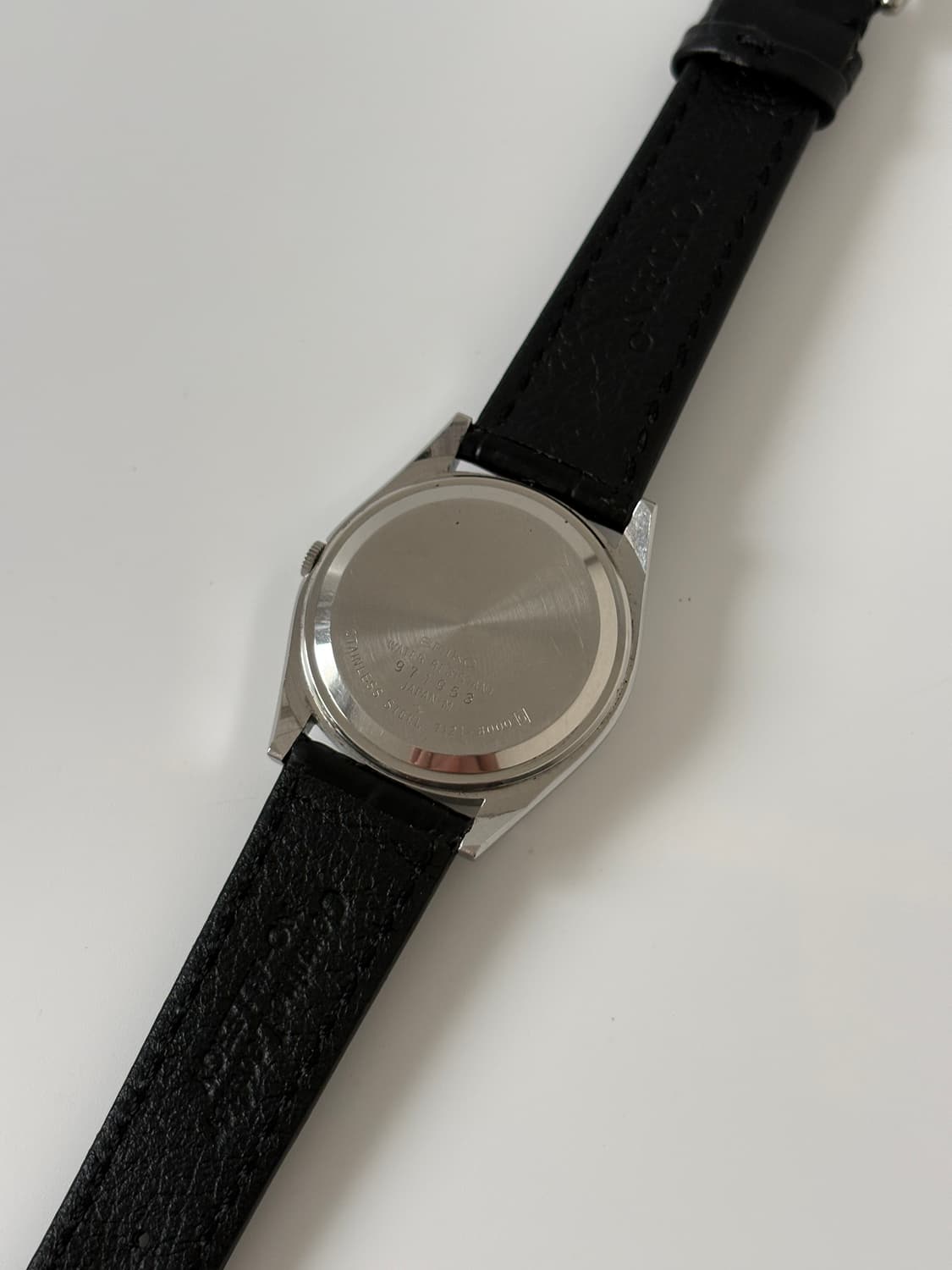 1980s Linen Dial Silver Quartz 상품이미지6