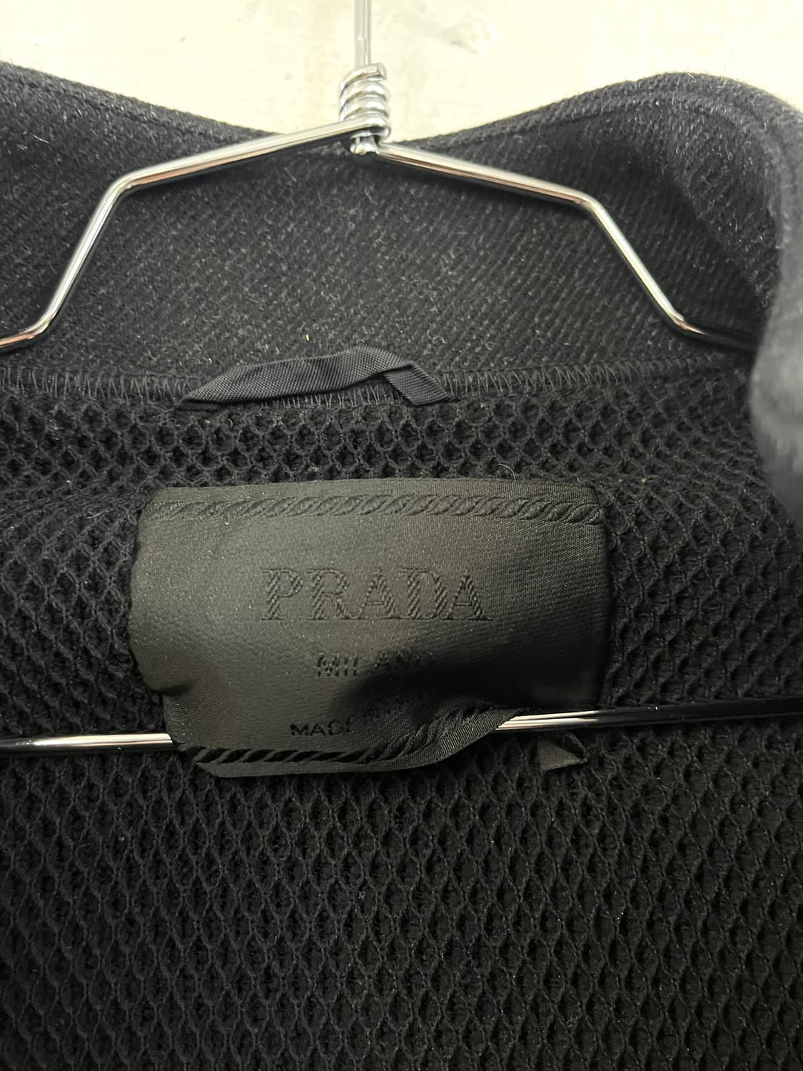 프라다 하이넥 울 코트 상품이미지4